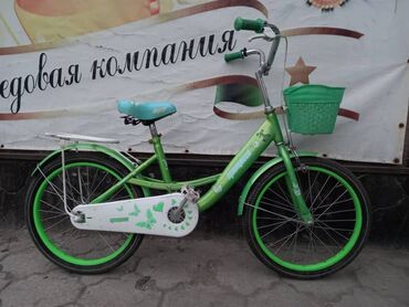 велосипед зеленый: Детский велосипед принцесса Размер колес 20 Есть передняя сетка и