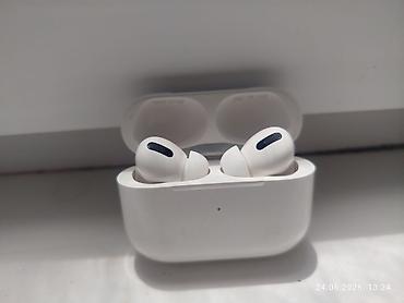 di box: Беспроводные вакуумные наушники, Apple, AirPods Pro, Б/у — 3