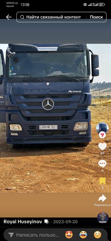 Yük maşınları üçün qoşqular: Hec bir xerc teleb etmir! Cox yaxsi veziyetdedir! Ciddi maraxlanan — 15