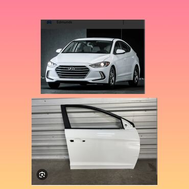 Капоты: Hyundai Elantra (2017–2018) Elantra 2019 -2020 ag rengüçün arxa ve ön