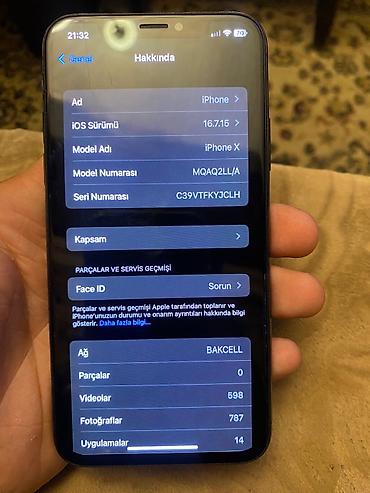 Apple iPhone: IPhone X, 128 GB, Qara — 5