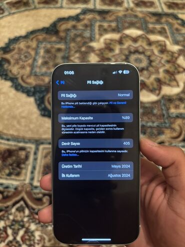 iphone xr irşad: IPhone 15, 128 GB, Mavi, Face ID