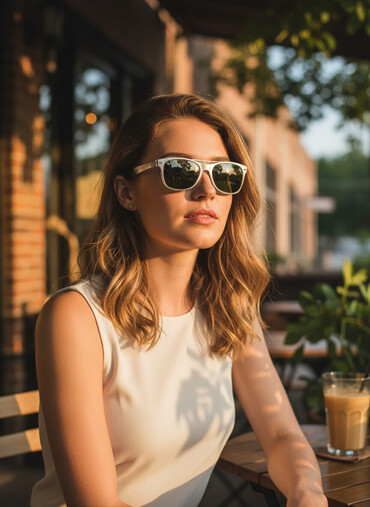 Naočare: Naočare za sunce, Ray-Ban, bоја - Siva — 1