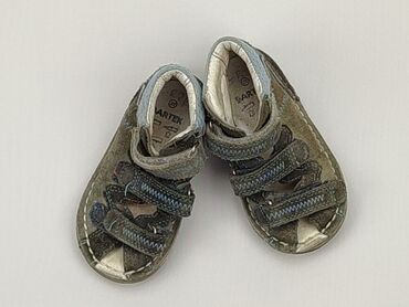 włoskie sandały skórzane: Sandałki 22, Używany