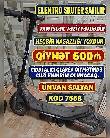 pianolar ucuz: Xiaomi elektrik skuter - Tam işlək vəziyyətdə - Heç bir nasazlıq — 1