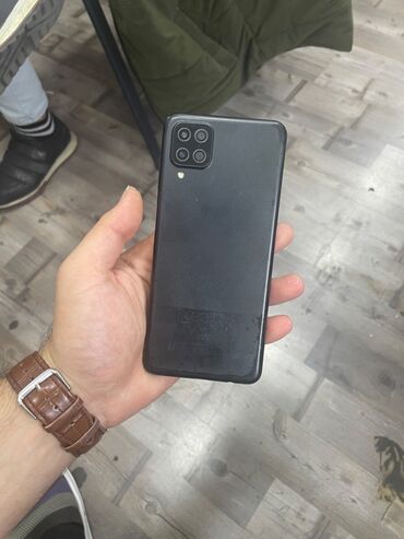 telfon samsung: Samsung Galaxy A12, 32 ГБ, цвет - Черный, Отпечаток пальца