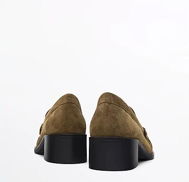 волосы на заколка: Лоферы, 37, Massimo Dutti, Новый, цвет - Коричневый — 2
