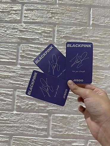 Məhsul: K-pop fotokart dəsti – BLACKPINK “JISOO” temalı Kargoyla bir — 2