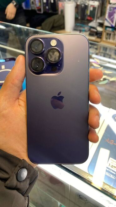 Apple iPhone: IPhone 14 Pro, Б/у, 128 ГБ, Deep Purple, 86 %