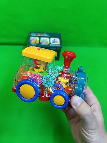 муза: 🚂 Яркий игрушечный паровозик Gear Train — настоящее шоу шестерёнок! 🌈 — 3