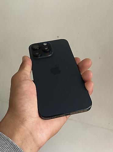 apple studio: IPhone 15 Pro Max, Б/у, 512 ГБ, Black Titanium, 100 % — 1