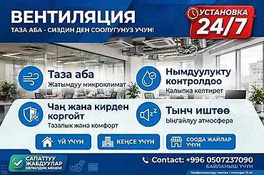 Профессиональная вентиляция для дома, офиса и торговых помещений -
