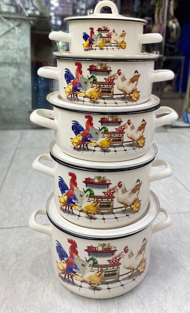 Qazanlar: Qazan, Çuqun, 5 l, Kukmara, Rusiya — 5