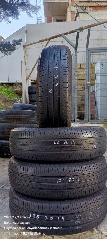 bridgestone teker: Б/у Шина Bridgestone 185 / 70 / R 14