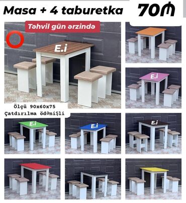 диван для кухни: Mətbəx üçün, Yeni, 4 stul lalafo.az -da диван для кухни: Mətbəx üçün, Yeni, 4 stul