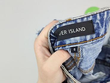 dżins border: River Island, Szorty damskie, rozmiar S — 4