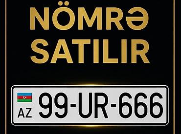 Транспорт: Nömrə satılır: AZ 99-UR-666 ❇️Nom satilir qiymeti 5800man unvan Razin — 1