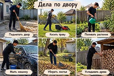 Уборка территории, Уборка двора и сада at lalafo.kg Уборка территории, Уборка двора и сада