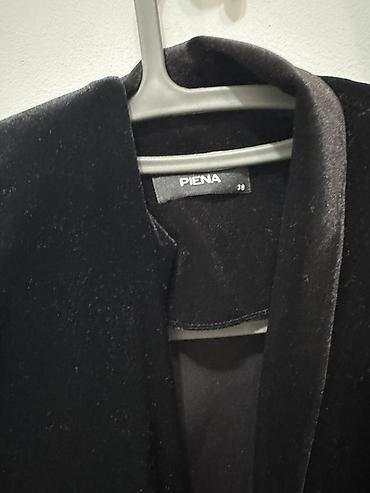 бархатная куртка: Черный бархатный жакет PIENA - Бренд: PIENA - Размер на бирке: 38 - — 2