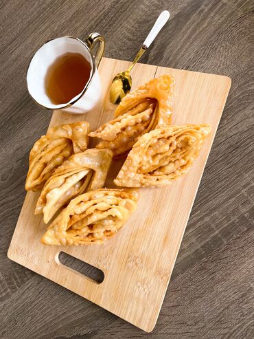 Выпечка, хлебобулочные изделия: Санза Хворост Будочки Печенье с начинкой и без начинки Борсоки — 4