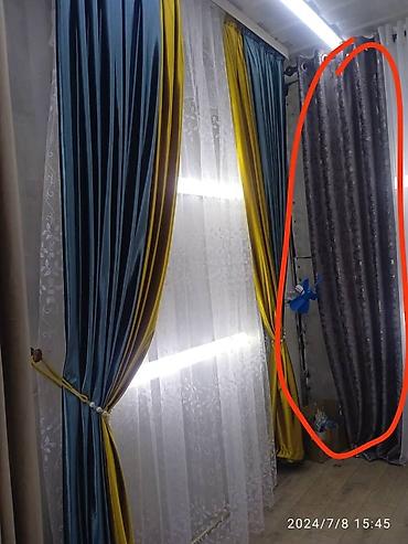 Шторы и занавески: Комплект штор, С тюлем в комплекте, Изготовление на заказ, Новый, Для балкона, Для беседки, Для зала — 8