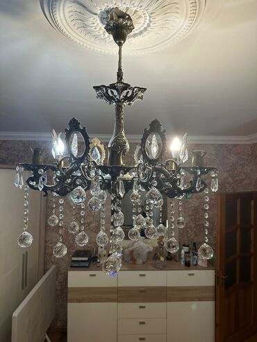 lyusturlar: Çılçıraq, 5 lampa, Metal