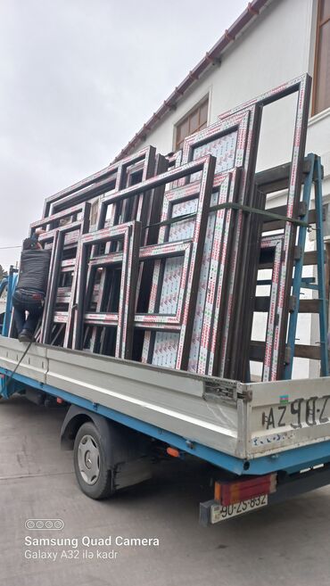 Plastik pəncərələr: Plastik Alüminium Şüşe Qapı Pəncərə. Kəyfiyətli. SƏRFƏLİ — 26
