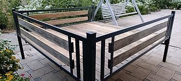 Тапчан 2 x 2 x 1 м, Металл