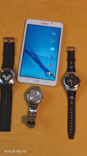 Tableti: Samsung Galaxy Tab (bela boja) + 3 ručna sata – set - Tablet: Samsung — 1