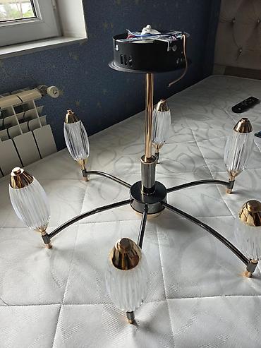 lustur alti fiqurlar: Çılçıraq, 6 lampa, Metal — 2