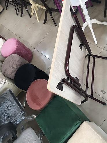 Masalar: Qatlana bilən kvadrat masa - Üst səth: Açıq ağac naxışlı laminat — 5