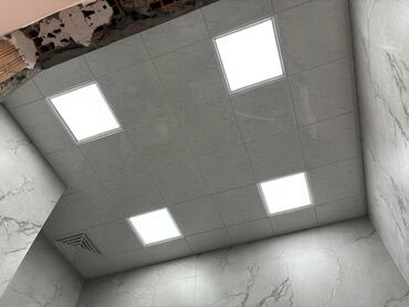 sendvic panel: Mərmər dekorlu interyer panelləri və asma tavan sistemi - Divarlar