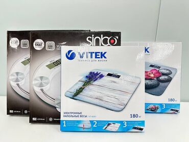 весы точные: Floor Scale Vitek, Электрондук, Айнек, 180 кг