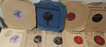 Vinil ploče: Kolekcija starih gramofonskih ploča od šelaka (78 o/min) sa — 1
