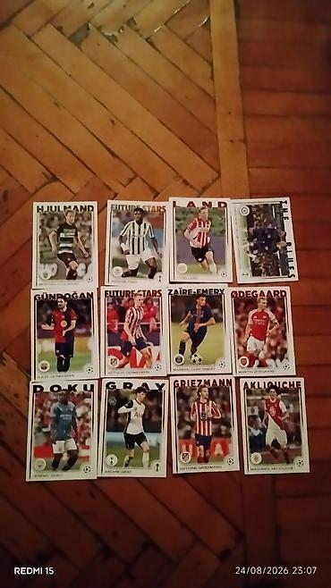 İncəsənət və kolleksiyalar: Məhsul: Futbolçu kolleksiya kartları dəsti Təsvir: - Topps üslubunda — 1