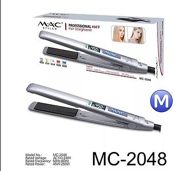 №: 13503 Məhsulun adı: Saç üçün düzləşdirici MAC MC-2048, boz Brend