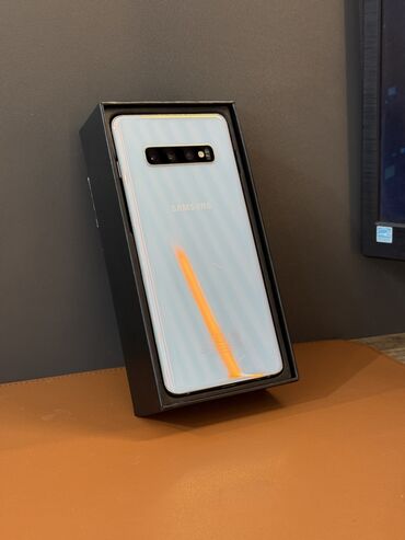 infinix gt 10 pro цена бишкек: Samsung Galaxy S10 Plus, Колдонулган, 128 ГБ, түсү - Ак, 2 SIM