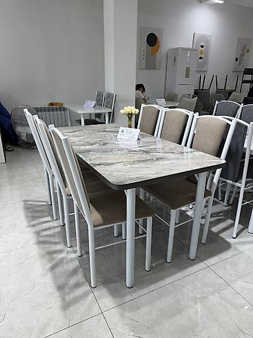 small table: Обеденная группа на 6 персон: стол160/80 + 6 стульев - Столешница — 3