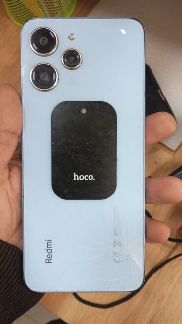 samsunq not 20 ultra: Redmi 12, 256 ГБ, цвет - Голубой, Битый