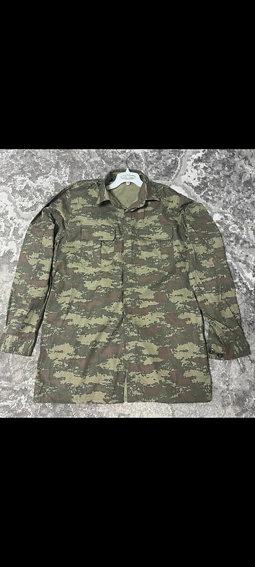 военное формы: Камуфляжная китель (field jacket) в пиксельном/лесном камо. - Застёжка — 5