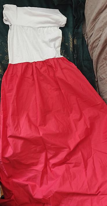 crop: Betty&Co color block haljina od pamuka. Uni velicina.Za s/m je. M — 2