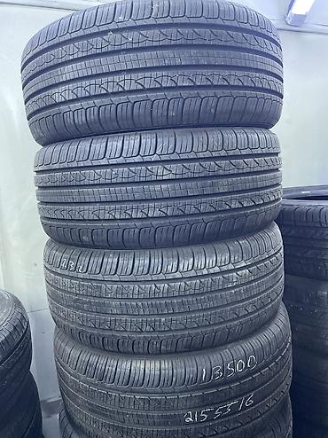 55: Шины 215 / 55 / R 16, Лето, Б/у, Комплект, Легковые, Корея, Nexen — 1