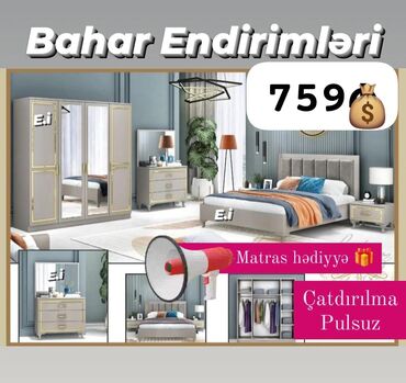 yeni mebel: Yataq otağı dəsti
