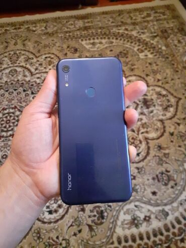 işlenmiş peçler: Honor 8, 32 GB, rəng - Göy, Sensor, İki sim kartlı