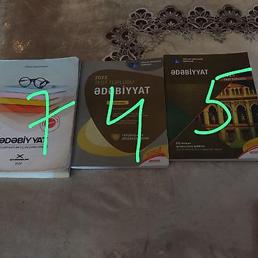 Книги и журналы: DİM hazırlıq və məktəb dərslikləri/topluları dəsti – Tarix, Ədəbiyyat — 3