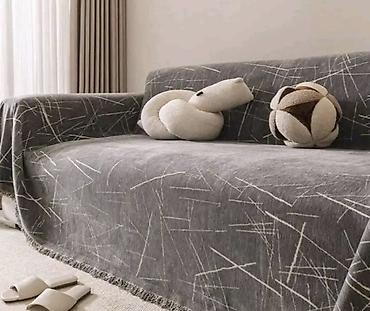 Prekrivači za nameštaj: Za trosed, bоја - Siva — 5