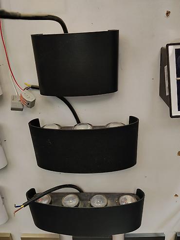 smart light: Настенные уличные светильники (бра) в черном корпусе - Тип — 2