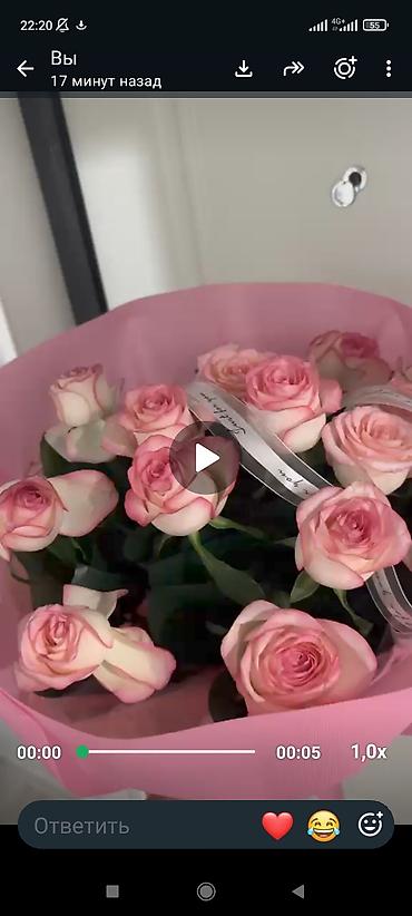flowers: Флор композиция в плетёной корзине. - Большая белая корзина из — 2