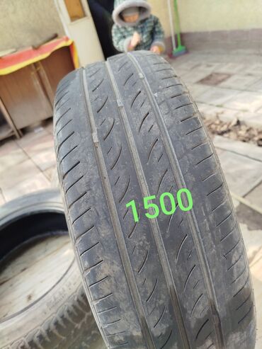 балкон 14: Шины R 14, Лето, Б/у, Bridgestone