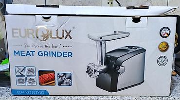 eurolux bakixanov: Etçəkan Eurolux EU-MG3182YBS Xüsusiyyətlər: - Korpus: paslanmayan — 1